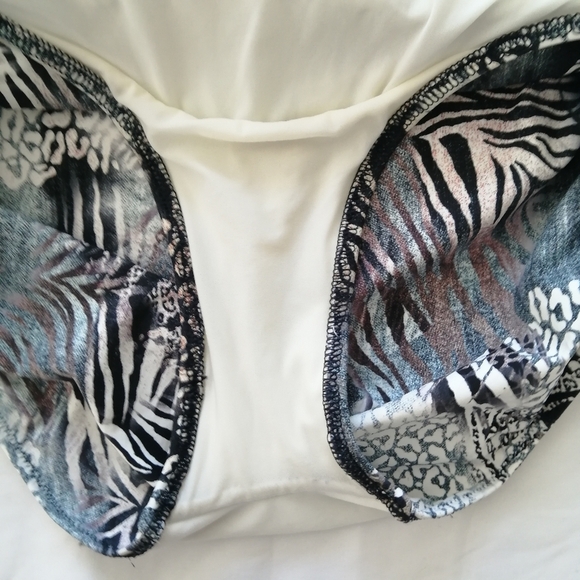 Fantasie Serraya Sands Underwire Scrunch Side One Piece Swim Suit Animal 34H - Picture 11 of 16